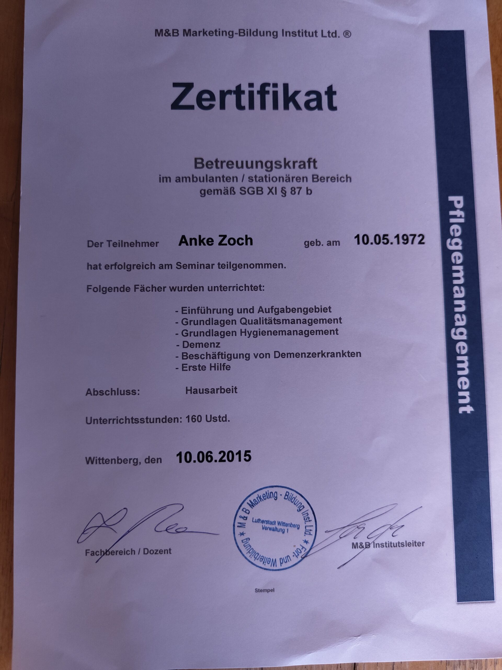 Abrechnung mit Kranken und Pflegekassen